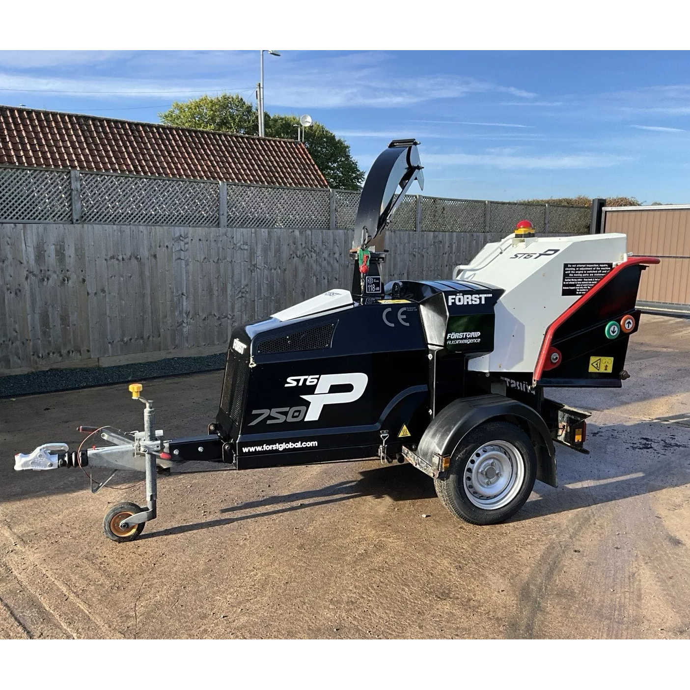 2021 FORST ST6P FAST TOW PETROL WOODCHIPPER